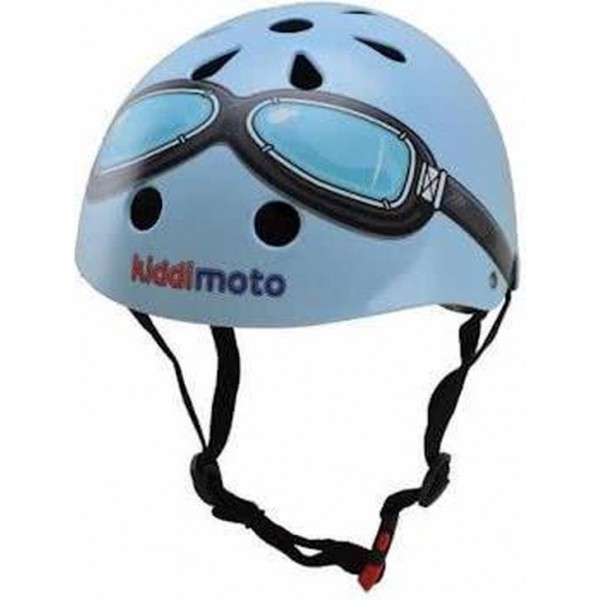 Kiddimoto helm Blue Goggle Small