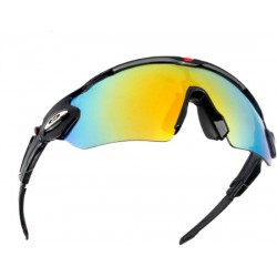 Peak Sportbril 1.1mm Polarized. 4 extra lenzen. Anti-Reflect coating.