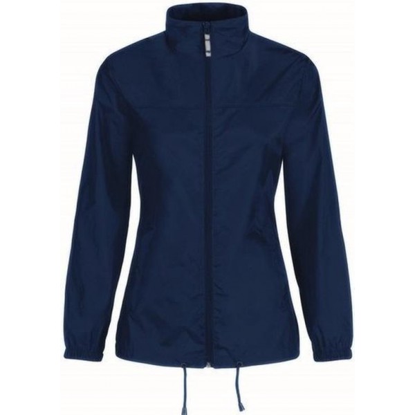 Dames regenkleding - Sirocco windjas/regenjas in het donkerblauw - volwassenen XL (42) marine