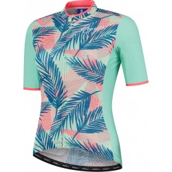 Rogelli Ds Wielershirt KM Leaf Mint/Coral L