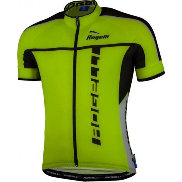 Rogelli - Fiets Jersey, Umbria 2.0, Geel/Zwart/Wit - Maat XL