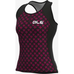 ALE Lady Top Helios Black-Magenta S