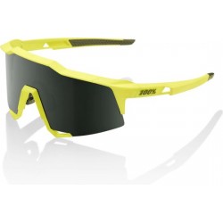 100% Speedcraft Fietsbril - Grey Green Lens - Soft Tact Banana