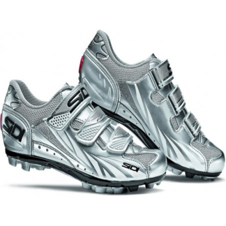 Sidi SUN Mountainbikeschoenen Dames Zilver - Maat 40