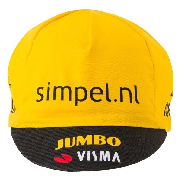 AGU Cycling fietspet Team Jumbo-Visma GEEL ONE SIZE