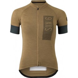 AGU Solid Merino Fietsshirt II Six6 Dames - Bruin - XL