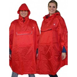 BJØRNSON Regenponcho Unisex Waterdicht Rood - One Size - Haps