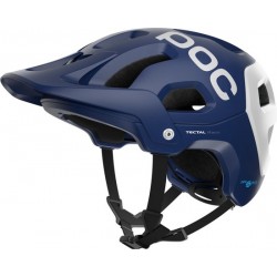 POC Tectal Race SPIN Fietshelm - Maat MLG - Lead Blue/Hydrogen White Matt