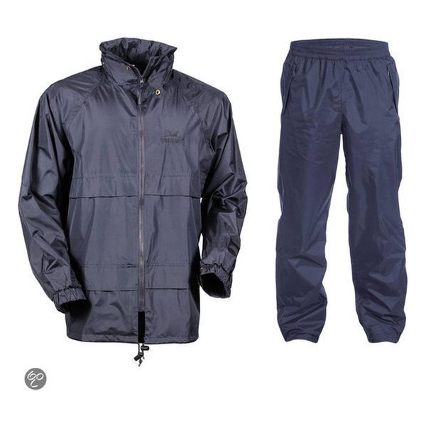 Greenlands Basic - Regenpak - Unisex - Maat L - Blauw