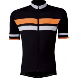 AGU Asolo - Fietsshirt - Korte Mouw  - Unisex - Maat M - Zwart/Oranje