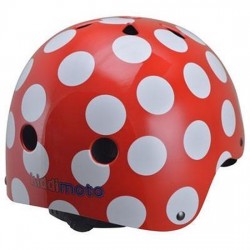 Kiddimoto Helm - Rode stippen