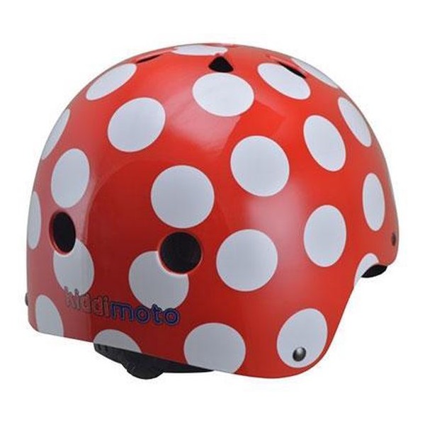 Kiddimoto Helm - Rode stippen