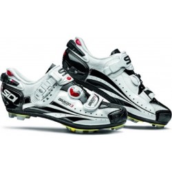 Sidi DRAGON 3 - Mountainbikeschoenen - Carbon Vernice - Wit/Zwart - Maat 47