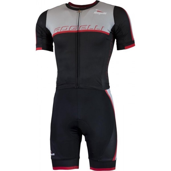 Speedsuit Futuro Zwart/Grijs/Rood XL