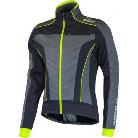 Rogelli Trani 3.0 - Fietsjack - Heren - M - Zwart/Fluor