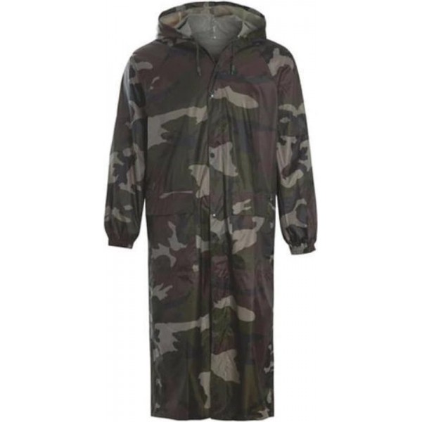 JC Blue Trenchcoat – Camouflage – Regenjas dames – waterdicht