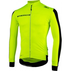 Rogelli Aquabloc LS Wielrenshirt Heren  Fietsshirt - Maat S  - Mannen - geel/zwart