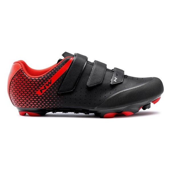 Northwave Fietsschoenen - Maat 41 - Unisex - zwart/rood