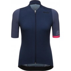 Santini Genio S/S Jersey Blue - Maat L