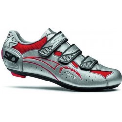 Sidi Zephyr Fietsschoenen Rood/Zilver - Maat 48