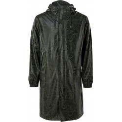 Rains Fishtail Parka Regenjas Unisex - Groen - Maat M