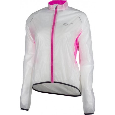 Rogelli Canelli Regenjack - Dames - Maat S - Wit/Roze