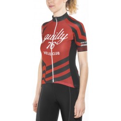 guilty 76 racing Velo Club Pro Race Jersey Dames, red Maat M