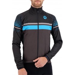 Rogelli Fietsjack - Maat XL  - Mannen - zwart/bauw/grijs