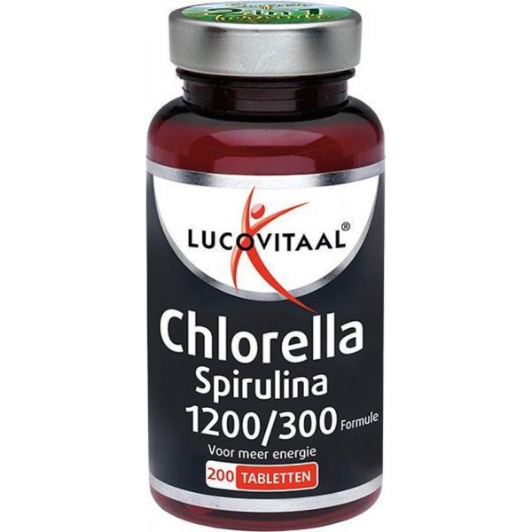 Lucovitaal Chlorella Spirulina Voedingssupplement - 200 tabletten