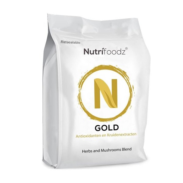 Nutrifoodz Gold® - Golden Milk-thee - 100% Vegan - 60 porties