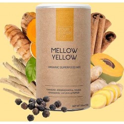 Your Super - MELLOW YELLOW - Organic Superfood Mix - Ontspanning & Rust & top bij Artrose  (200g)