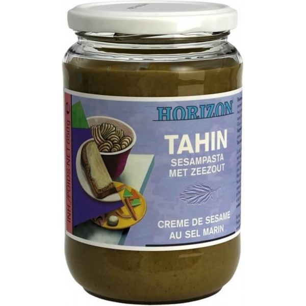 Tahin sesampasta met zeezout Horizon - Pot 650 gram - Biologisch