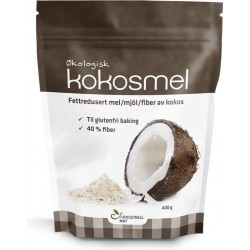 Sukrin Kokosmeel (400g) - Biologisch kokosmeel - Glutenvrij en rijk aan proteïne