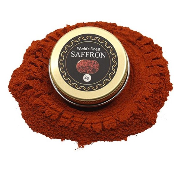 Premium Saffraan Poeder | 2 Gram + Maatlepel