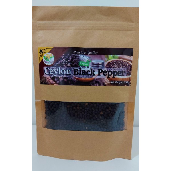 Premium Kwaliteit Ceylon Zwarte Peper / Black Pepper - 250g