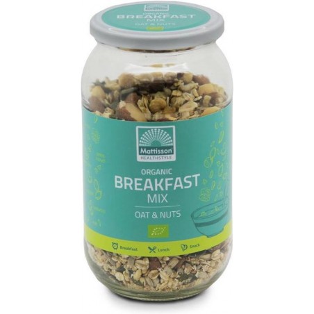 Organic breakfast mix oat & nuts