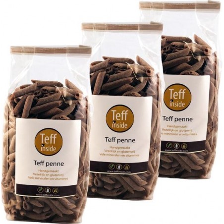 Teff Penne Pasta Vezelrijk en Glutenvrij 1,5 kg