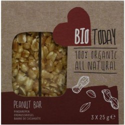 BioToday Biologische Pinda repen krokant (Doos van 15 verpakkingen van 3x25 gram)