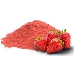 Aardbeien poeder | biologisch | 125 gram | gevriesdroogd