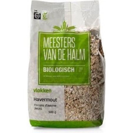 Havermout Meesters Van De Halm - Zak 500 gram - Biologisch