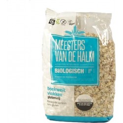 Boekweitvlokken Meesters Van De Halm - Zak 500 gram - Biologisch