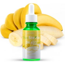 Stevia Drops Banaan 50ml Suikervervanger - PureStevia - Stevia zoetstof - Flavor drops - Bewuste voeding - Lekker Verfrissend !