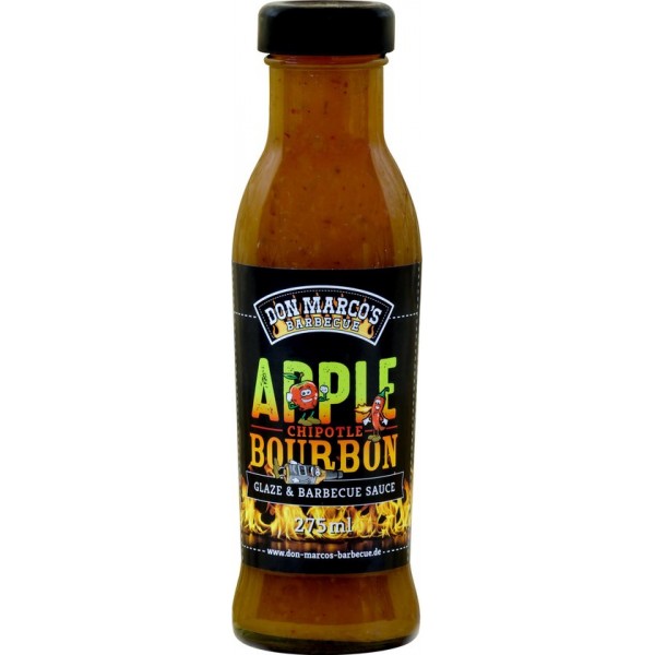 Don Marco’s Apple Chipotle Bourbon - Glaze & BBQ saus – 275 ml