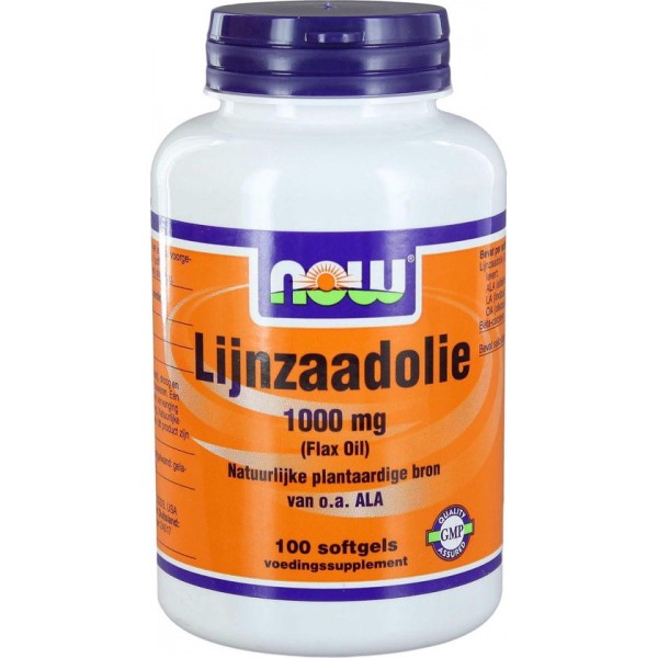 VitOrtho Now Lijnzaadolie 1000 mg tabletten 100 st