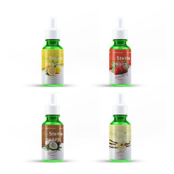 Stevia Drops kennismaking pakket - PureStevia - Natuurlijk - Lekker verfrissend - Zoetstof