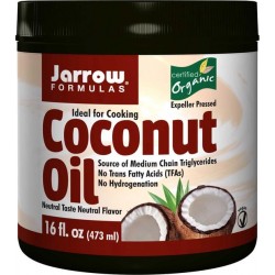 Organic Extra Virgin Coconut Oil (473 gram) - Jarrow Formulas